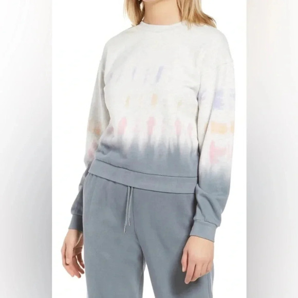 blankNYC set tie dye lounge sweatshirt/pants size large - Picture 2 of 6